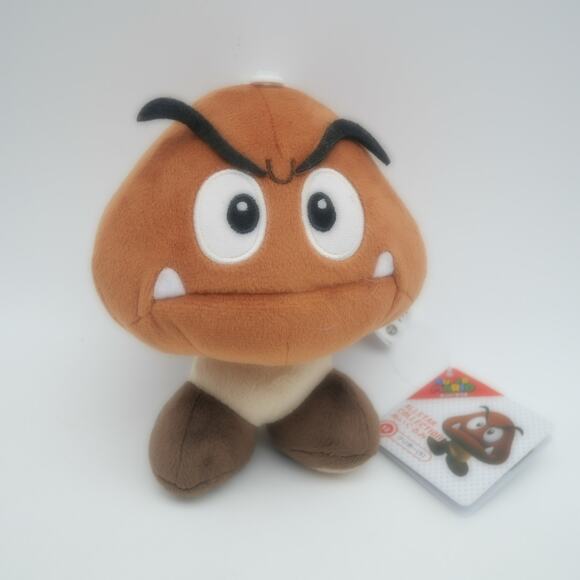 NEW Goomba Plush 2017 Super Mario Collection Little Buddy All Star Collection - Picture 1 of 7